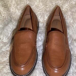 Easy Spirit Jaylin women’s brown Leather Loafers size 10